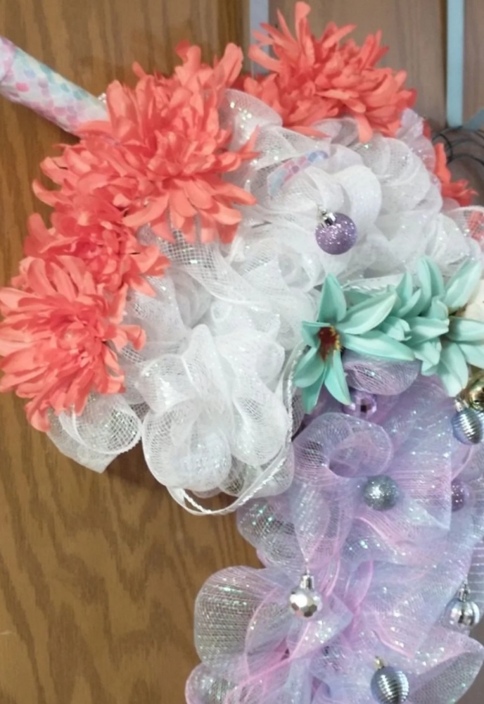 Unicorn wreath